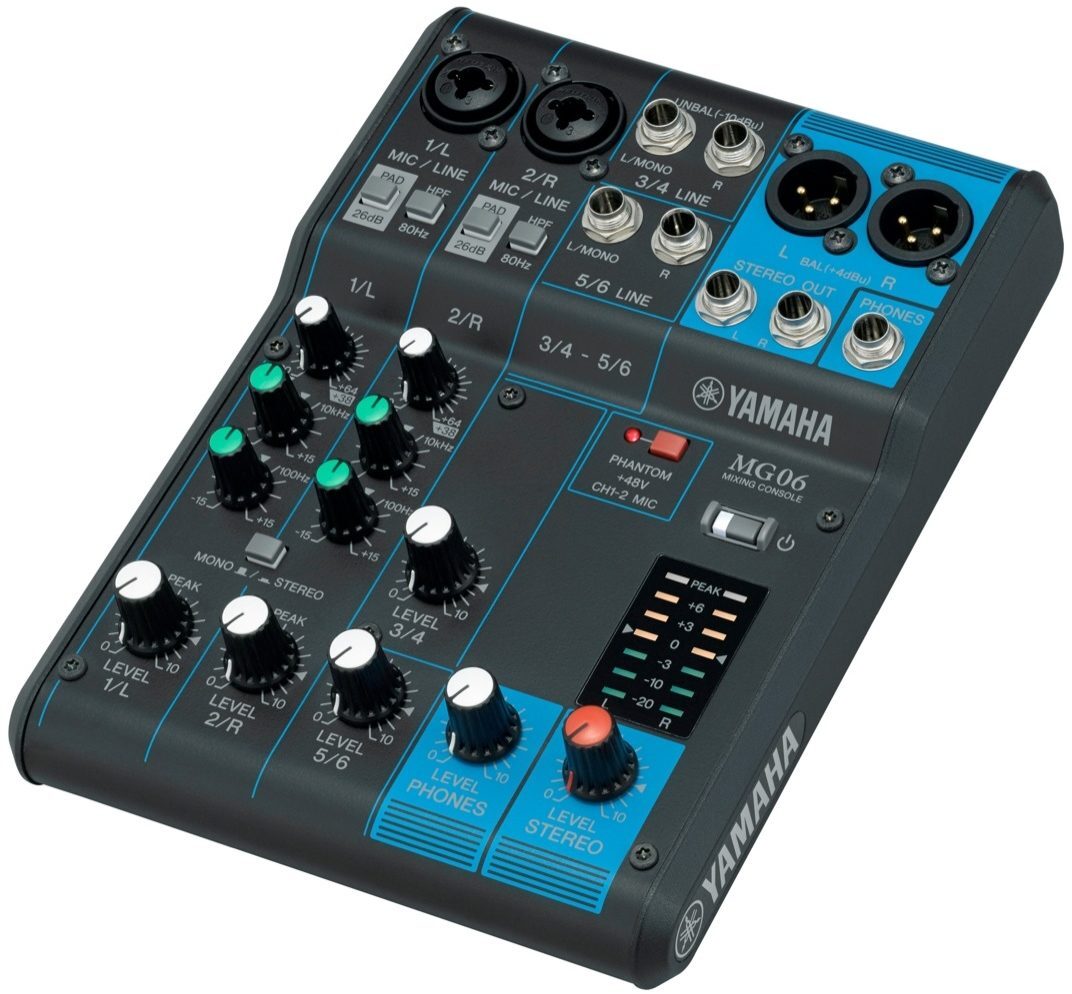 Yamaha MG06X 2-Channel Mixer