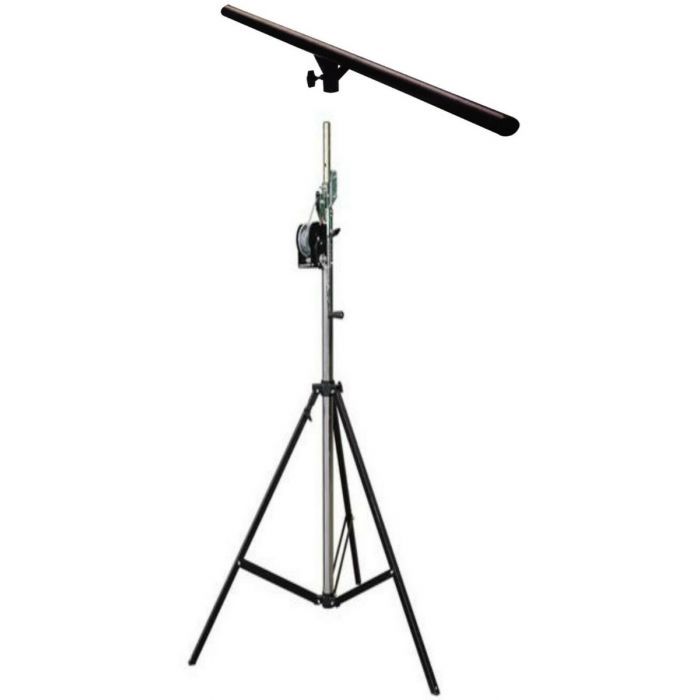 Sound King Winch Up Lighting Tripod + T-Bar